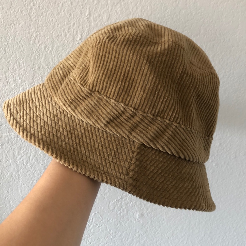 Corduroy tan buckethat Anthropology/Hatattack